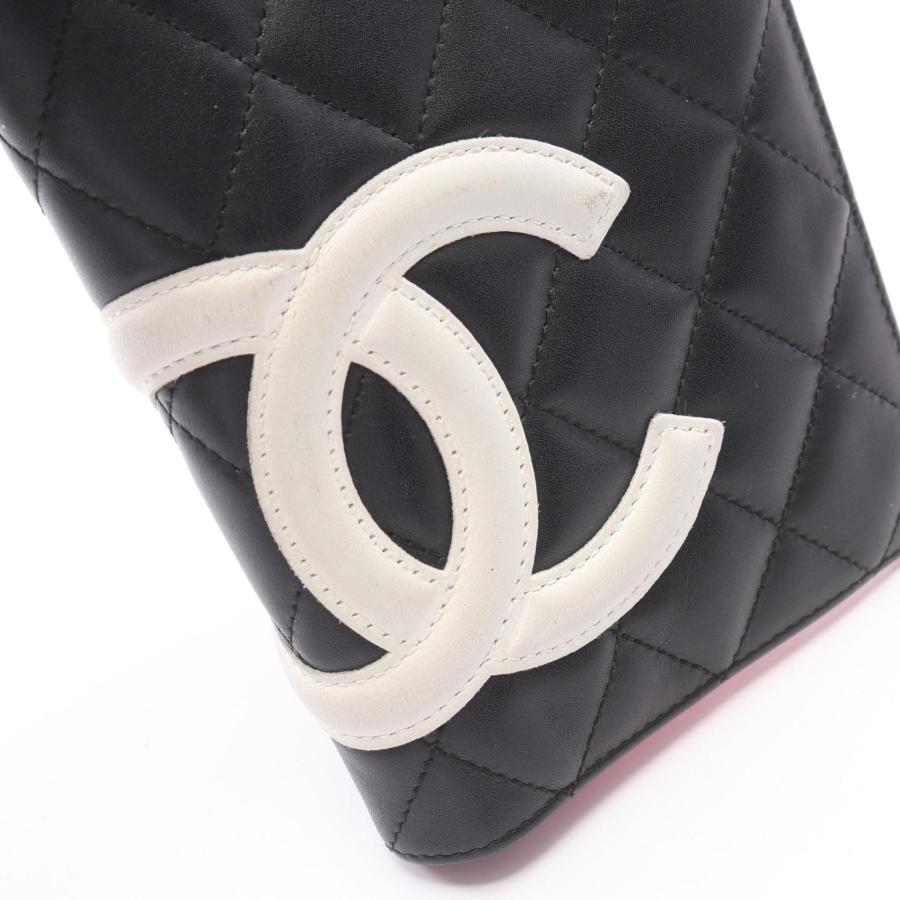 CHANEL（シャネル） カンボンライン ブランドオフ レザー 二つ折り長