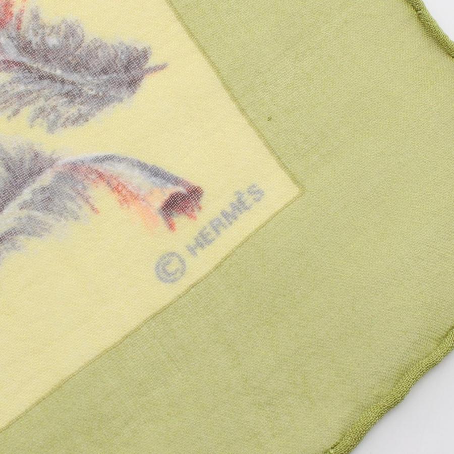 HERMES（エルメス） プチカレ カレ45 PLUMES シフォン ブランドオフ