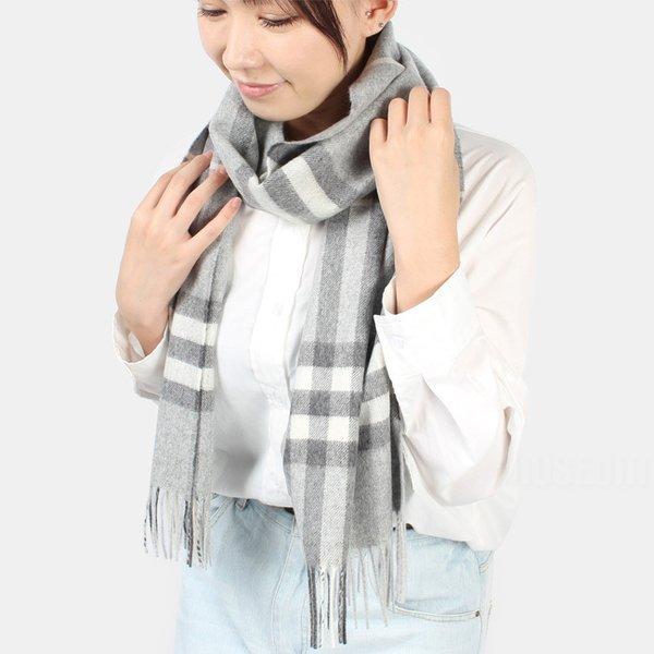 アウトレット バーバリー Burberry レディース メンズ マフラー カシミア100 Grey 送料無料 A1392 インポートセレクトmikemuseum 通販 Yahoo ショッピング