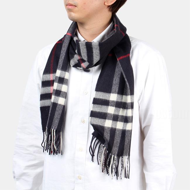 アウトレット バーバリー Burberry レディース メンズ マフラー カシミア100 Navy 送料無料 A1222 インポートセレクトmikemuseum 通販 Yahoo ショッピング