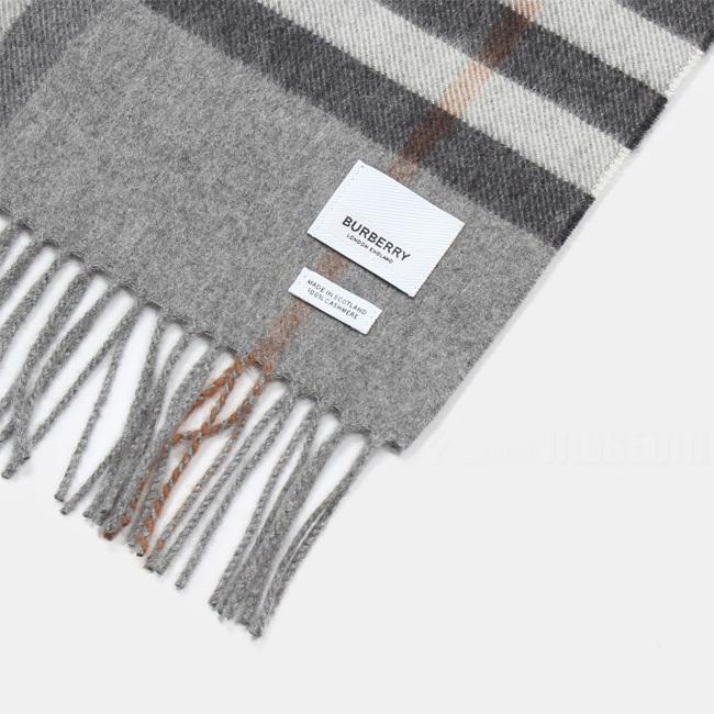 アウトレット バーバリー Burberry レディース メンズ マフラー カシミア100 Grey 送料無料 A1345 インポートセレクトmikemuseum 通販 Yahoo ショッピング