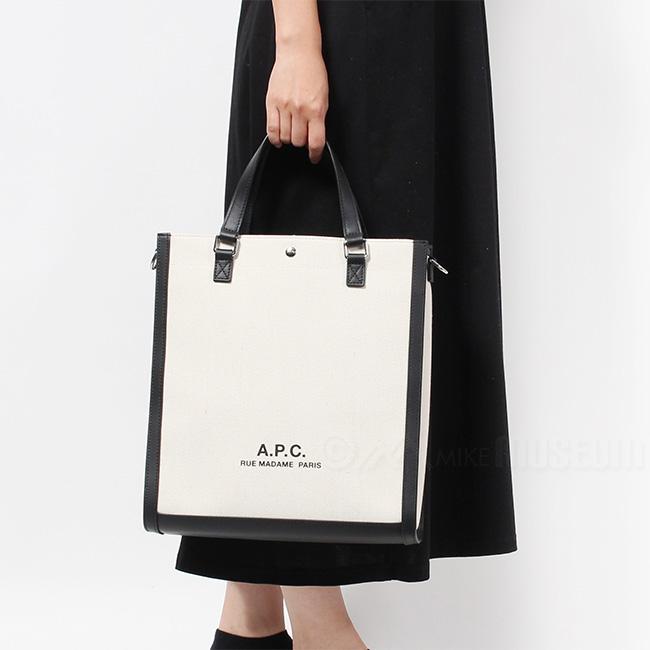 A.P.C. アーペーセー ロゴ トートバッグ ショルダーバッグ レディース