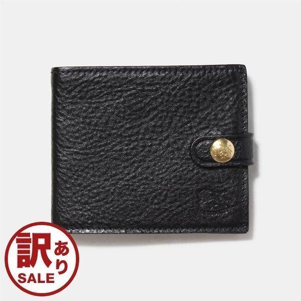 イルビゾンテ Il 入荷予定 Bisonte 財布 二つ折り メンズ Vintage 訳あり商品 Wallet レザー C1007 Nero