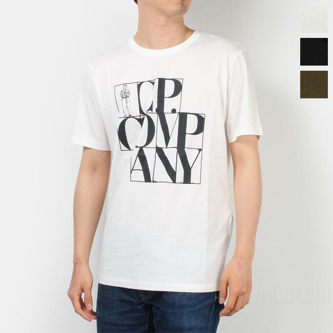 最大の割引 シーピーカンパニー C.P.COMPANY Tシャツ メンズ 半袖 カットソー T-SHIRT 10CMTS064A005100W 半袖