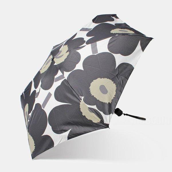 マリメッコ Marimekko レディース 折り畳み傘 花柄 Unikko Mini Manual Umbrella White Black Olive 0458 Mar 0458 030 インポートセレクトmikemuseum 通販 Yahoo ショッピング