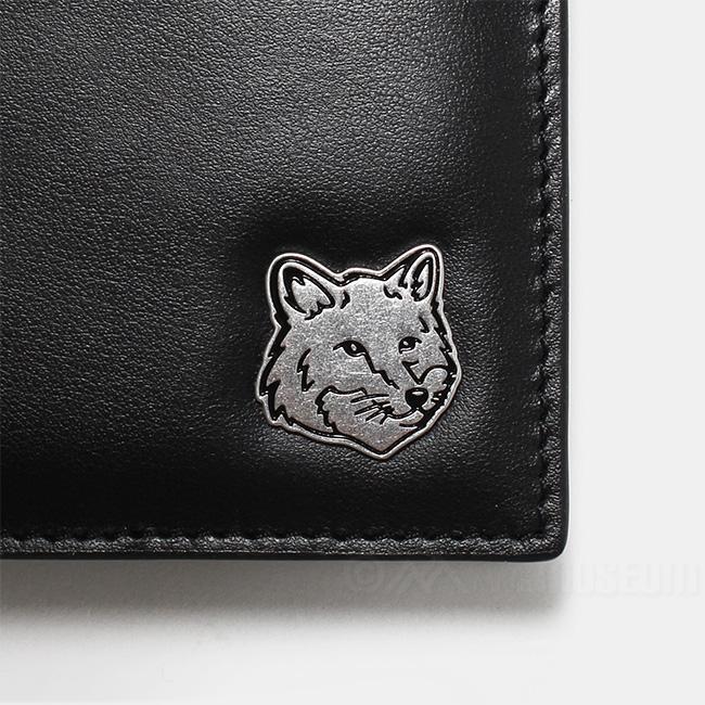 MAISON KITSUNE メゾンキツネ 二つ折り財布 ウォレット FOX HEAD 