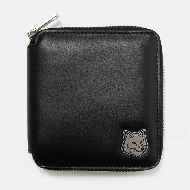 MAISON KITSUNE メゾンキツネ 財布 ウォレット FOX HEAD SQUARE ZIPPED 