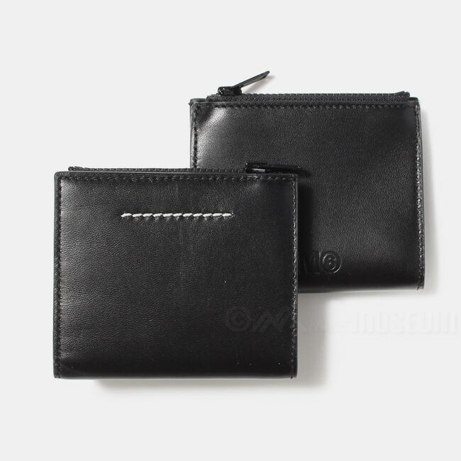 高額売筋】 新品 Maison Margiela メゾンマルジェラmm6 二つ折り財布