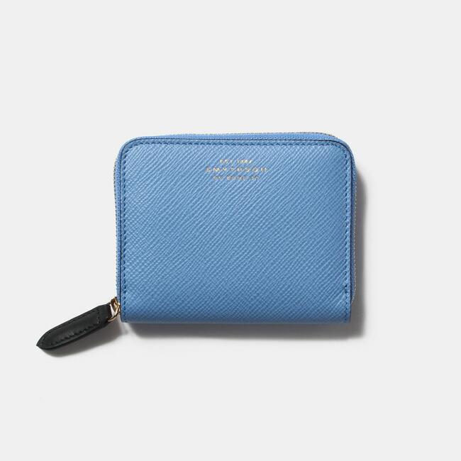 ポイント5倍 スマイソン Smythson 財布 ウォレット Panama Small Zip Around Purse ラウンドジップ レザー メンズ レディース ブルー Smt インポートセレクトmikemuseum 通販 Yahoo ショッピング