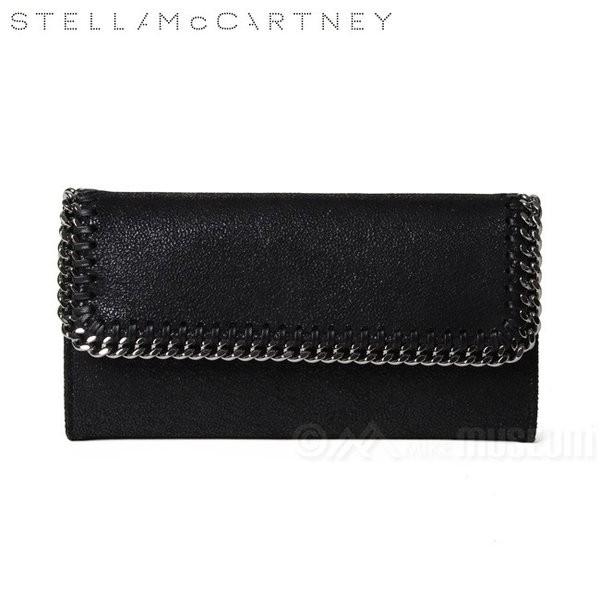 Mccartney ステラマッカートニー Black 財布 Stella W9132 ブラック 財布 ファッション Stmw9132 Mike W9132 在庫処分 ファラベラシャギーディアフラップウォレット 送料無料 Museum ヤフー店