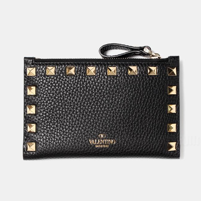 VALENTINO ヴァレンティノ カードケース ロックスタッズ グレイン