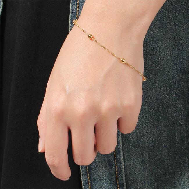 SAINT LAURENT サンローラン レディース ブレスレット ゴールド