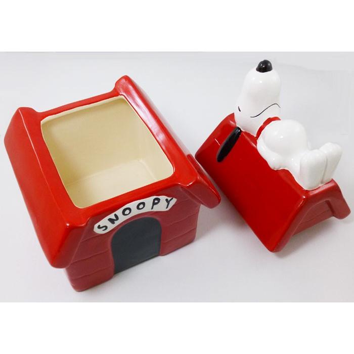 Snoopy ピーナッツ クッキージャー スヌーピー ハウス : アンティーク