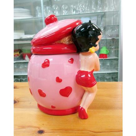 Betty Boop ベティちゃん 陶器製 クッキージャー ベティ