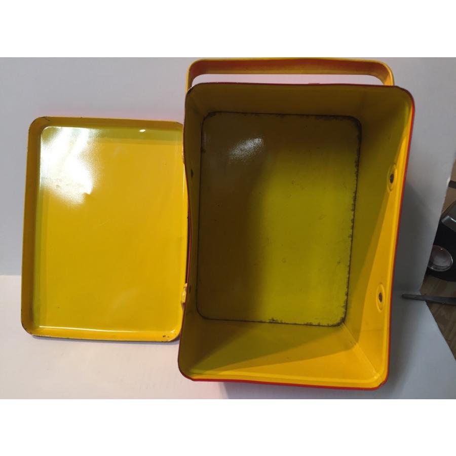 不二家（FUJIYA） ◎不二家ペコちゃん ブリキ缶 赤色 Always with