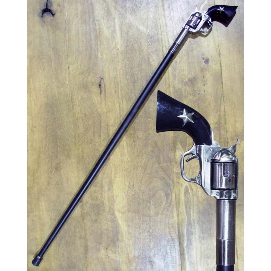アンティーク銃セット ◎ガン シェイプ ケイン『KN-1326A』 拳銃型 ステッキ 杖