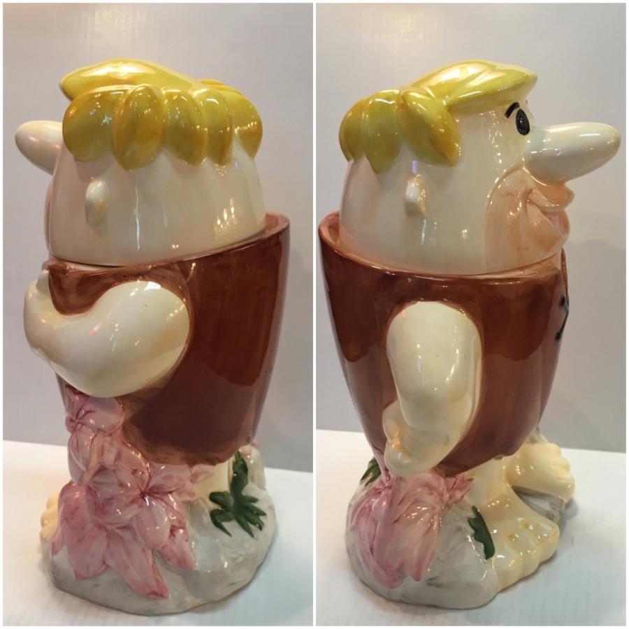 ◎原始家族 フリントストーン バーニー クッキージャー : アンティーク