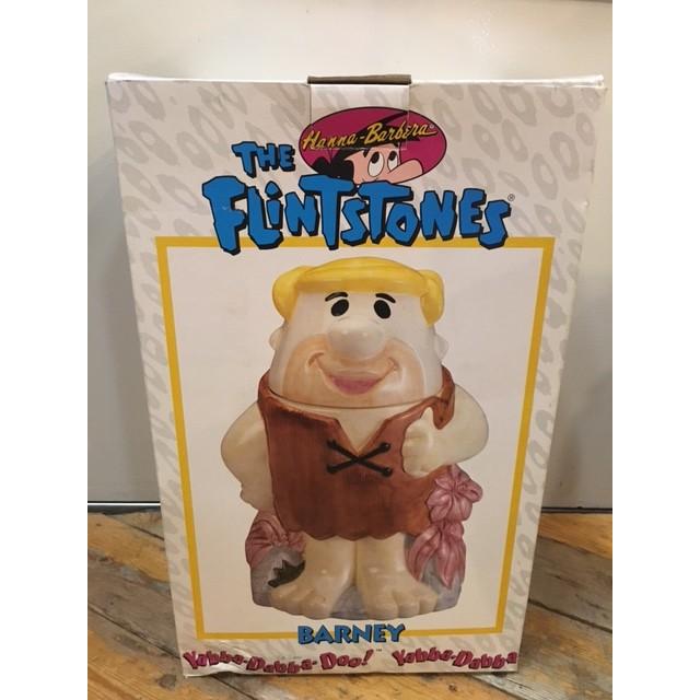 ◎原始家族 フリントストーン バーニー クッキージャー : アンティーク