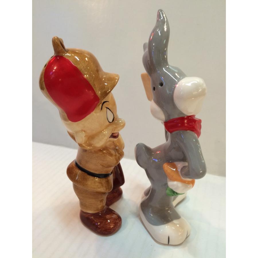 ルーニーテューンズ　ソルト&ペッパー　置物　陶器　アメトイ　フィギュア　アメコミ ルーニーテューンズ ソルト&ペッパー 置物 陶器 アメトイ