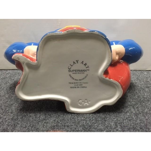 スーパーマン クッキージャー 陶器製 Superman : アンティークマイク 