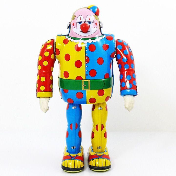 ピエロ ブリキロボット ブリキ CLOWN TIN TOY 日本製 ピエロ ブリキロボット ブリキ CLOWN TIN TOY 日本製