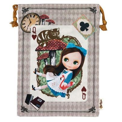 ◎【Blythe/ブライス】巾着 Lサイズ『ピンクフラミンゴ』｜mikestore