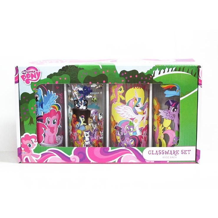 マイリトルポニー My Little Pony タンブラー グラス コップ 4個SETの画像