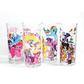 マイリトルポニー My Little Pony タンブラー グラス コップ 4個SETの画像