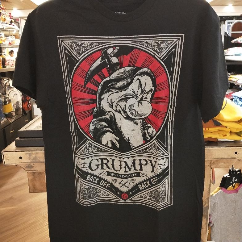 Disney ディズニー 白雪姫 Grunpy おこりんぼ Tシャツ アンティークマイク 通販 Yahoo ショッピング