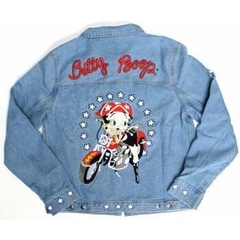 ベティ ブープ Betty Boop 大人 デニムジャケット ベティブープ ベティ ブープ Betty Boop 大人 デニムジャケット ベティブープ