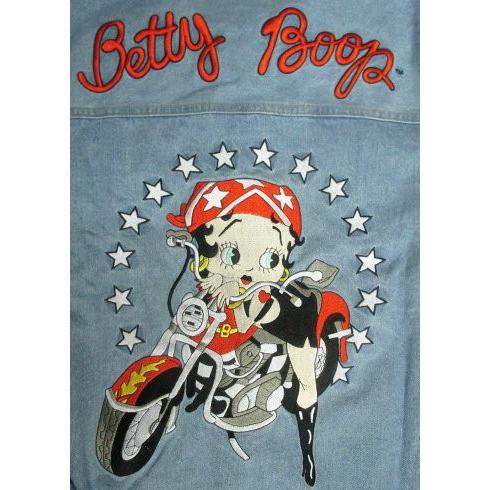ベティ ブープ Betty Boop 大人 デニムジャケット ベティブープ ベティ ブープ Betty Boop 大人 デニムジャケット ベティブープ