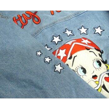 ベティ ブープ Betty Boop 大人 デニムジャケット ベティブープ ベティ ブープ Betty Boop 大人 デニムジャケット ベティブープ