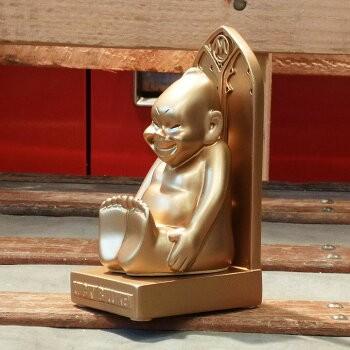 Billiken 大阪名物 ラッキー ビリケン レジン製 置物（小）ゴールド