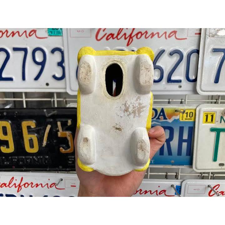 美品　ヴィンテージ　スヌーピー　バンク　陶器製 スヌーピー バンク 黄色 貯金箱 陶器 ビンテージ 車 the Express 日本
