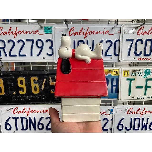 スヌーピー 貯金箱 家のバンク ビンテージ 陶器 日本製 Snoopy スヌーピー 貯金箱 家のバンク ビンテージ 陶器 日本製 Snoopy