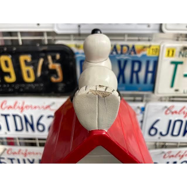 スヌーピー 貯金箱 家のバンク ビンテージ 陶器 日本製 Snoopy スヌーピー 貯金箱 家のバンク ビンテージ 陶器 日本製 Snoopy