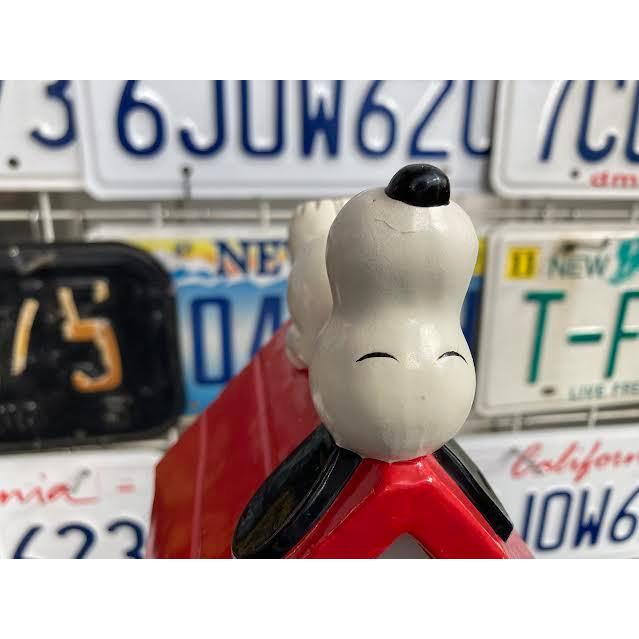 スヌーピー 貯金箱 家のバンク ビンテージ 陶器 日本製 Snoopy スヌーピー 貯金箱 家のバンク ビンテージ 陶器 日本製 Snoopy