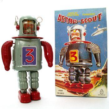 ブリキ ASTRO-SCOUT 楽器、手芸、コレクション-コレクション、趣味