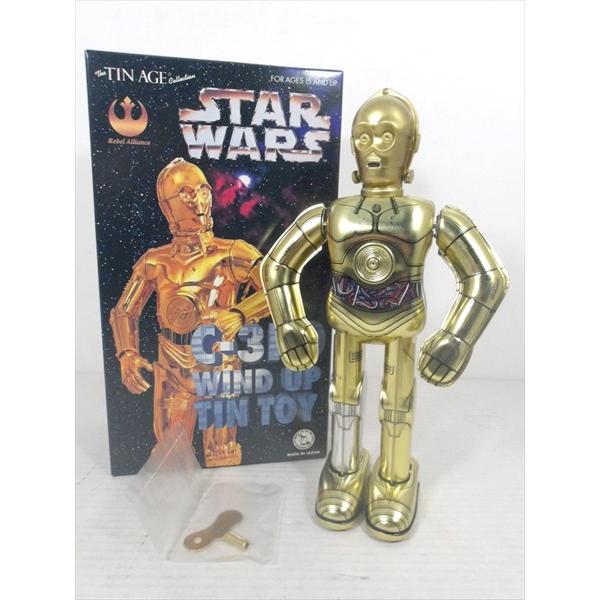 スターウォーズ/STAR WARS】C-3PO WIND UP TIN TOY ゼンマイ式 ブリキ 