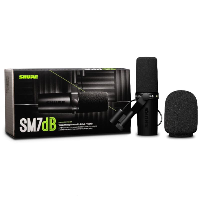 【美品】SHURE SM7dB XLRケーブル付 ダイナミック マイク カーディオイド型 SHURE SM7dB 《国内正規