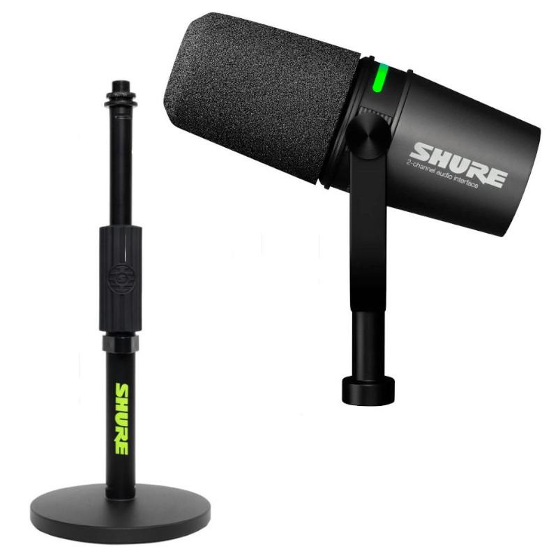 Gator SH-DESKTOP1 (卓上マイクスタンド)付】 SHURE シュアー MV7i