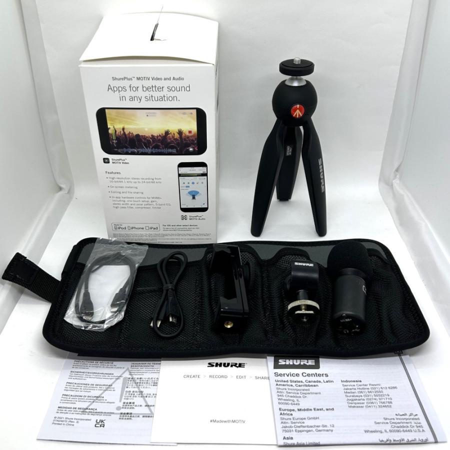 アウトレット品》SHURE コンデンサーマイク MOTIVシリーズ MV88+