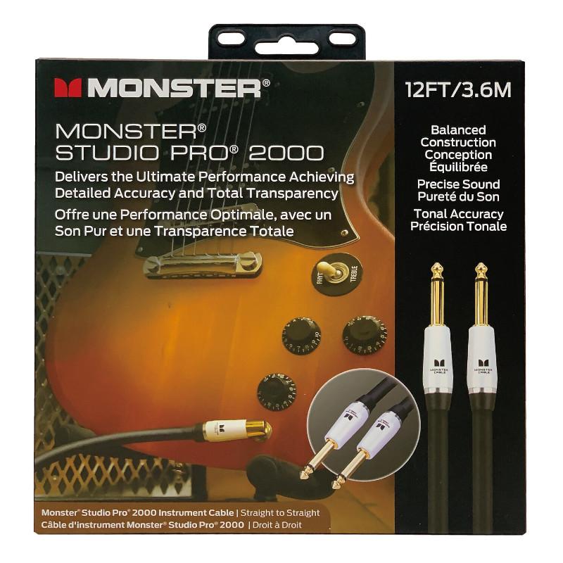 《在庫あり 即納可能》【正規輸入品】 MONSTER CABLE モンスターケーブル SP2000-I-12 ギター用シールド ストレート-ストレート 3.6m + MSC60 SCREEN CLEAN｜miki-shop｜02
