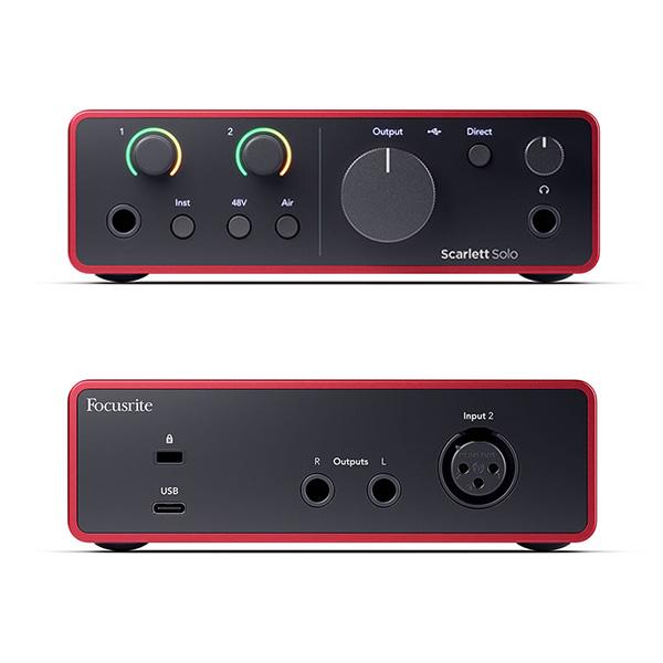 Focusrite オーディオ インターフェイス Scarlett Solo 4th Gen Focusrite オーディオ インターフェイス Scarlett Solo 4th Gen
