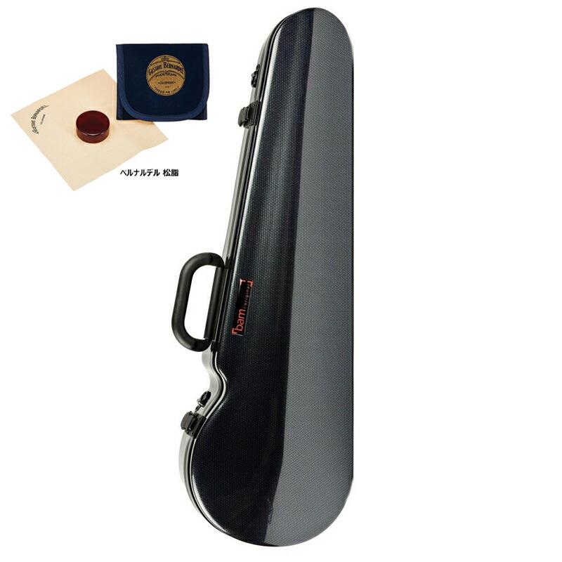 BAMバム バイオリンケース カーボンブラックHIGHTECH Violin Case】BAM（バム）Hightech Contoured（ハイテック