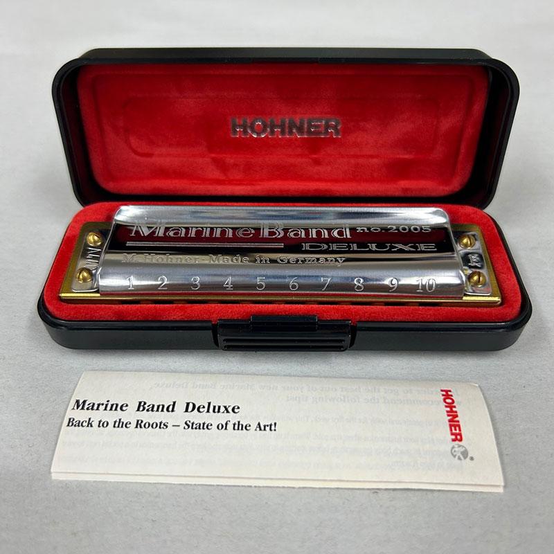 《アウトレット品》 ホーナー HOHNER / Marine Band Deluxe KEY：E ハーモニカ マリンバンドデラックス ブルース