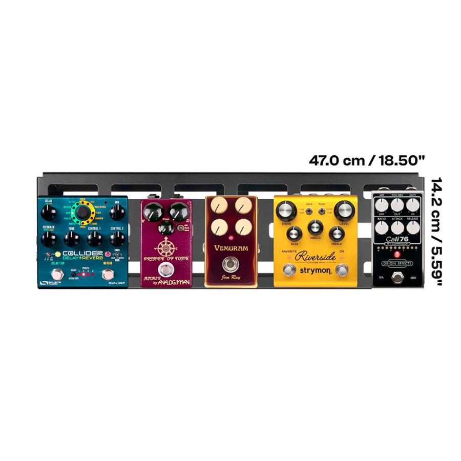 Rockboard ロックボード DUO 2.1, Pedalboard with Gig Bag ペダル