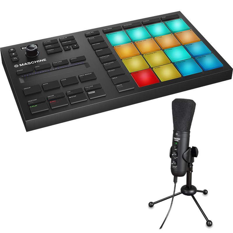 Native Instruments MASCHINE MIKRO MK3 + USBマイク TASCAM TM-250U  