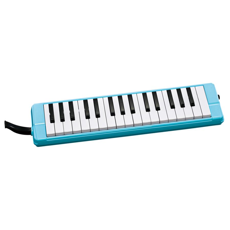 【オリジナルおなまえドレミシールプレゼント】ゼンオン 鍵盤ハーモニカ C-32B (鍵盤柄ブルーバッグセット) 全音 ZENON BLUE ブルー｜miki-shop｜03