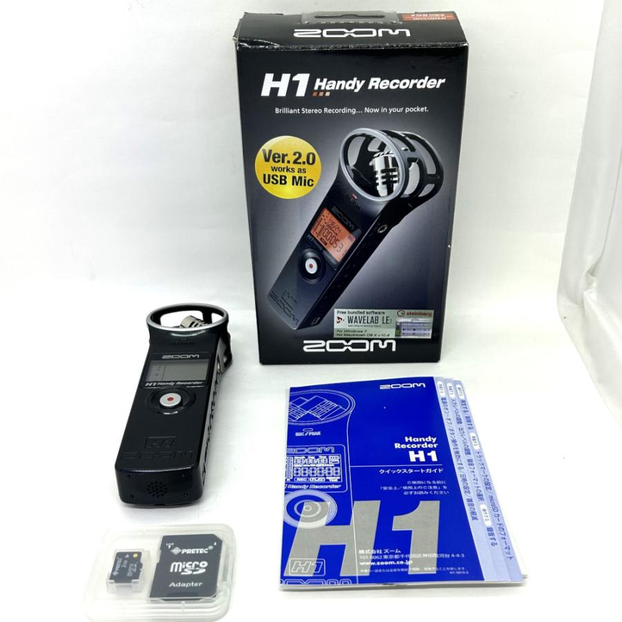 新古品》ハンディレコーダー ZOOM ズ―ム H1 Handy Recorder 【Ver2.0 